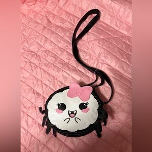 Cute spider double sided crossbody bag